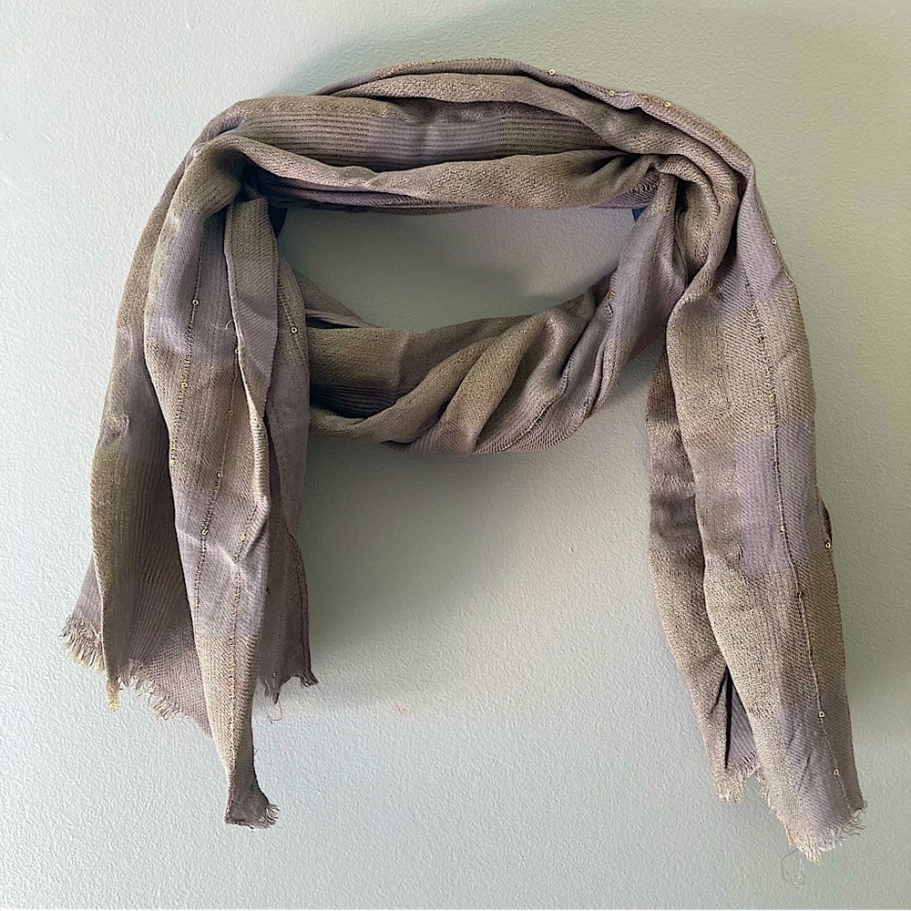Gold Glittery Scarf